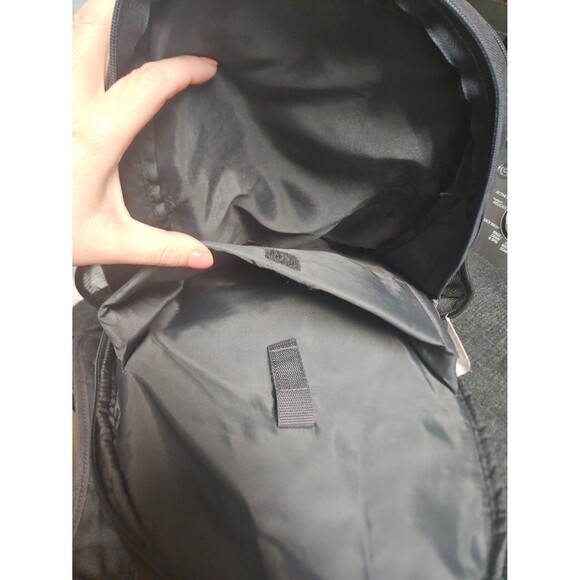 Adidas retro logo 3 Stripe Backpack in Navy - Picture 6 of 12